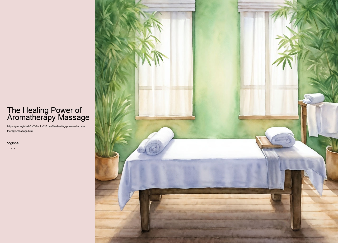 The Healing Power of Aromatherapy Massage